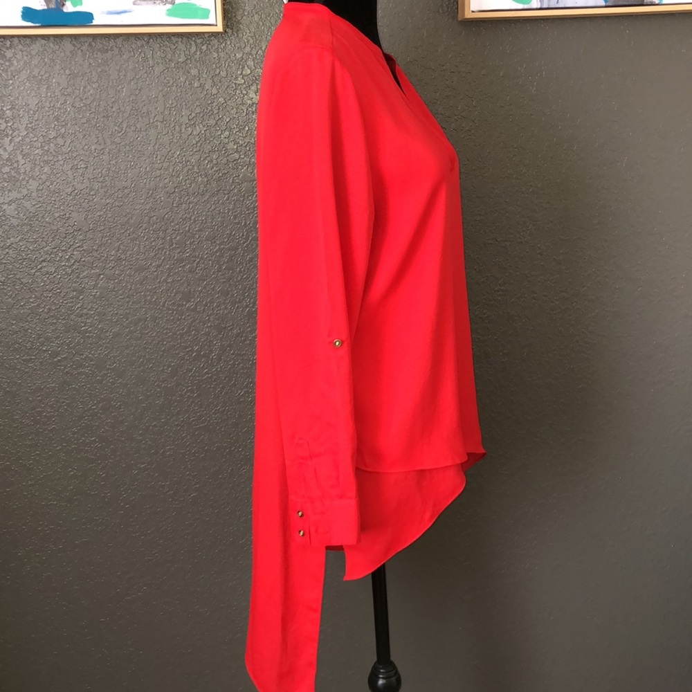 Black Label Red Tunic Asymmetric Size 1 - image 3